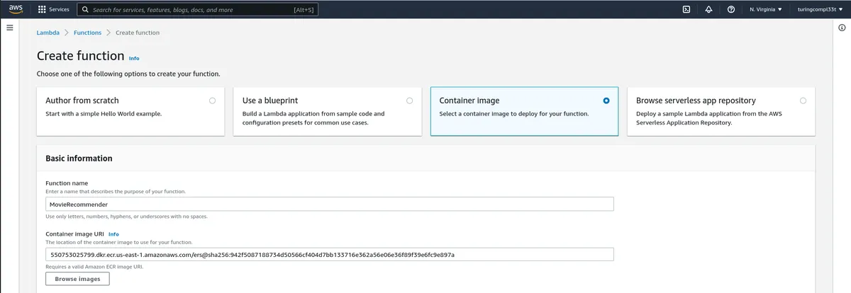Lambda Create